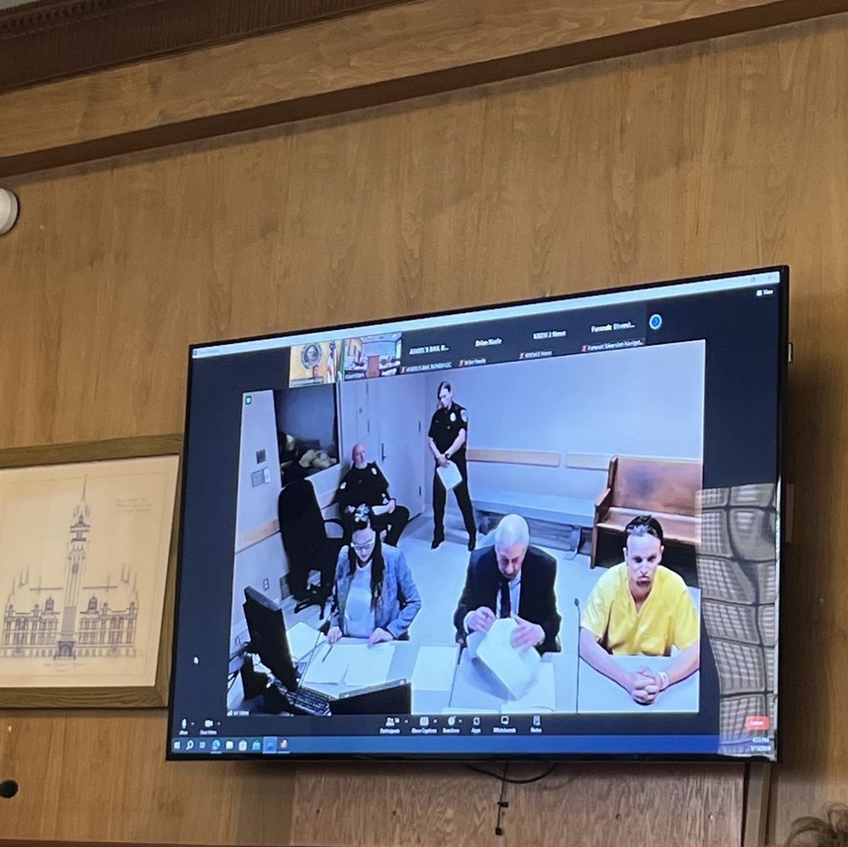 Dallas Shuler at his first court appearance Monday, May 13, 2024, at the Spokane County Superior Courthouse.  (Elena Perry/The Spokesman-Review)