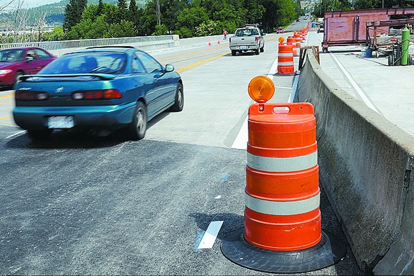 The  Barker Road Bridge is  reopened in both directions.  (J. BART RAYNIAK)