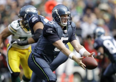 Seahawks quarterback Charlie Frye threw for 83 yards in Sunday’s loss to the Packers. (Associated Press / The Spokesman-Review)