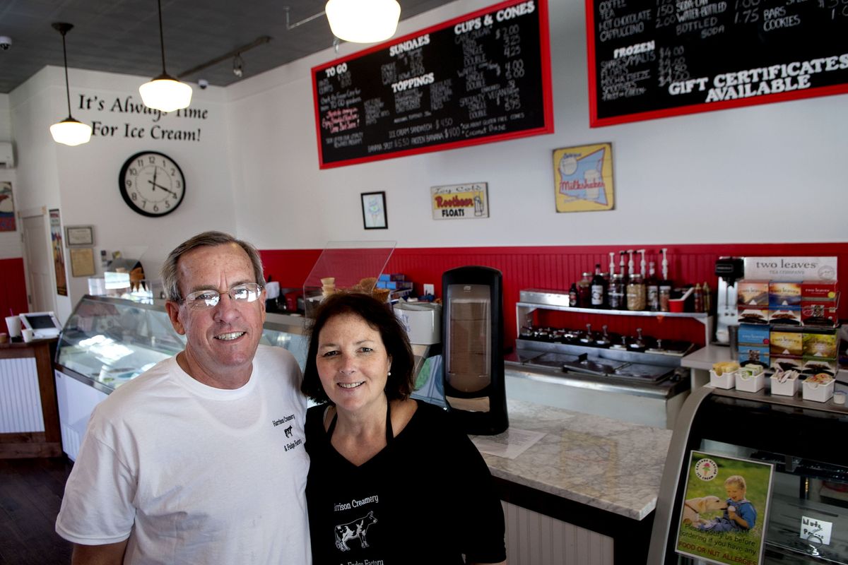 John and Lorraine Thiele recently opened Harrison Creamery and Fudge Factory in Harrison, Idaho. (Kathy Plonka)