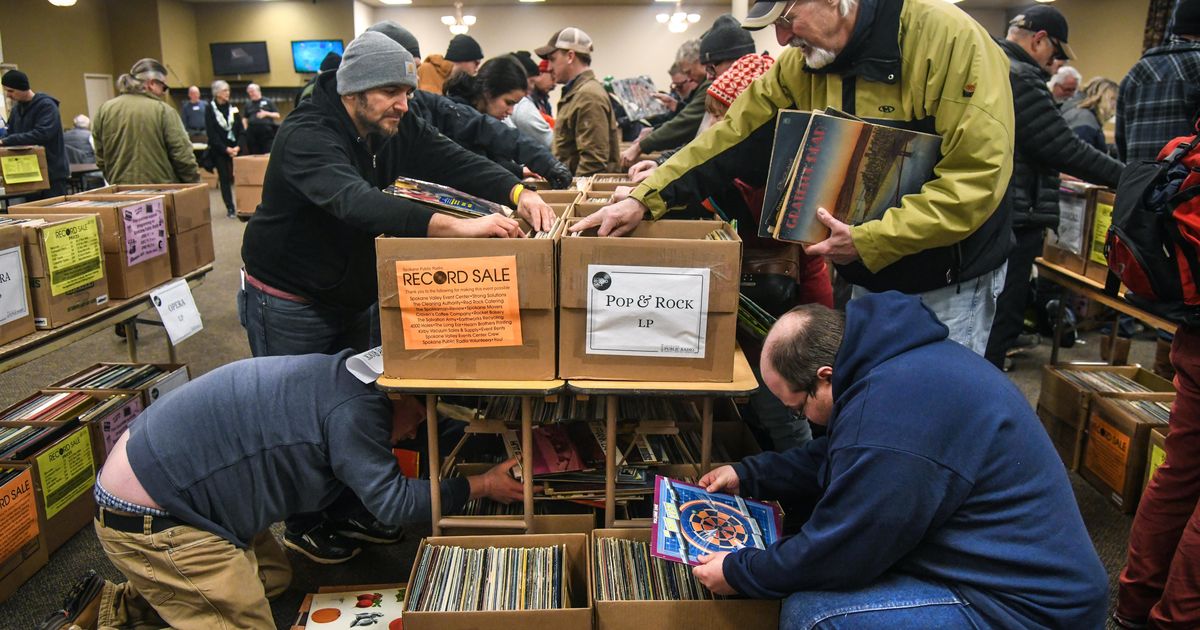 ‘Black Friday’ of vinyl record sales brings out collectors, resellers to benefit Spokane Public