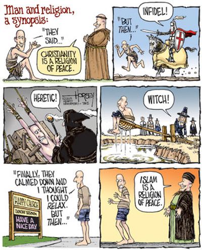 David Horsey, davidhorsey.com, seattlepi.com
David Horsey's history of religion