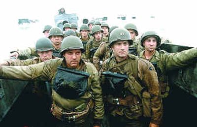 
Some of the gorier moments from the 24-minute depiction of the landing at Omaha Beach on D-Day were cut from director Steven Spielberg's 