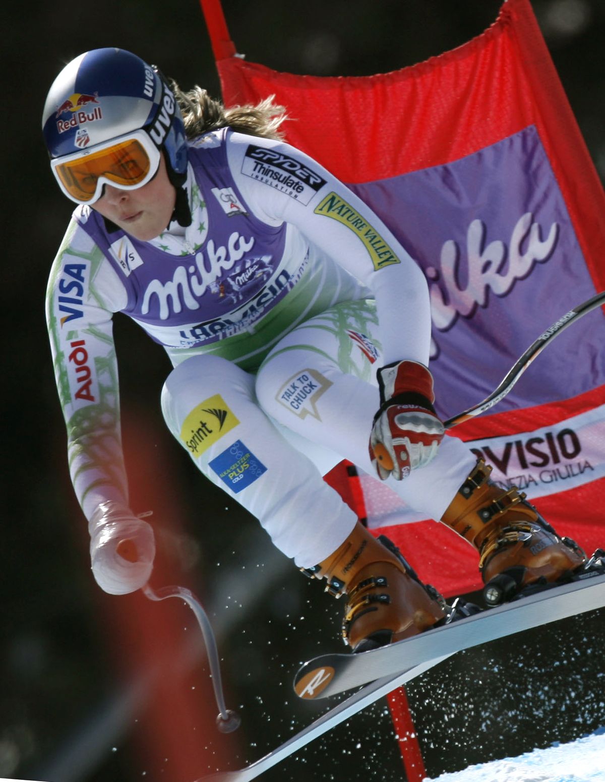 Lindsey Vonn sees the close-to-home Olympics as a real chance to boost Alpine skiing’s profile in the United States. (Associated Press)