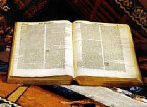 
A centuries-old Matthew-Tyndale Bible.
 (Greatsite.com / The Spokesman-Review)