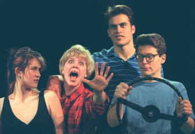 
 Cheyenne Jackson, back, in a Spokane performance in 1996. 
 (File/ / The Spokesman-Review)