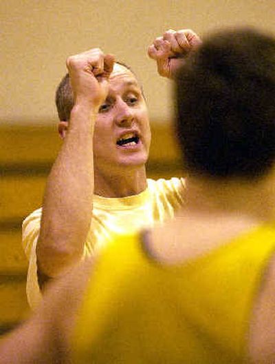 
Coach Trent Derrick guides Lakeland's transition from the 3A to the 4A ranks this season, moving from the Intermountain League to the Inland Empire League.
 (Jesse Tinsley / The Spokesman-Review)