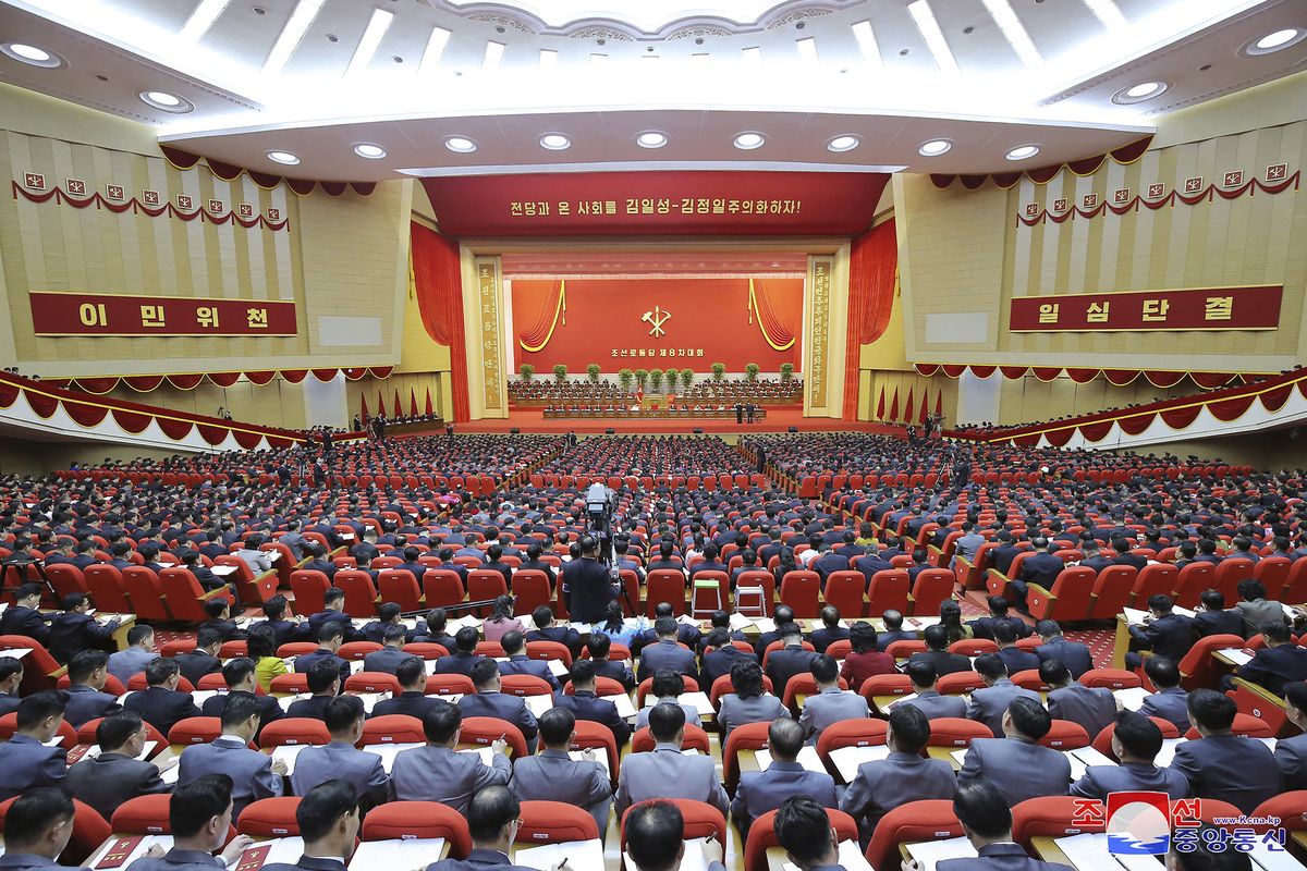 A ruling party congress is held Tuesday in Pyongyang, North Korea. North Korean leader Kim Jong Un opened its first Workers’ Party Congress in five years with an admission of policy failures and a vow to lay out new developmental goals, state media reported Wednesday. (HOGP)