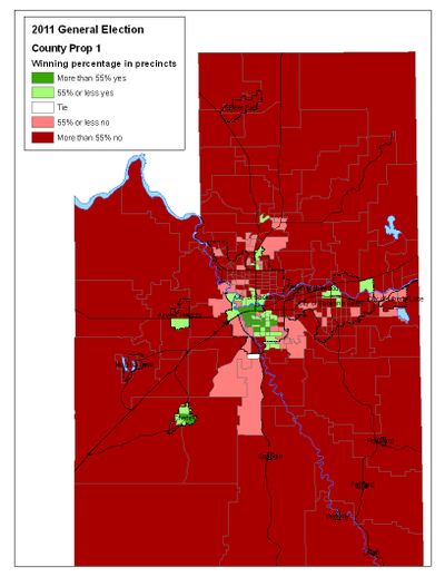 Spokane County's proposal animal control tax was rejected overwhelmingly by voters in November 2011.
