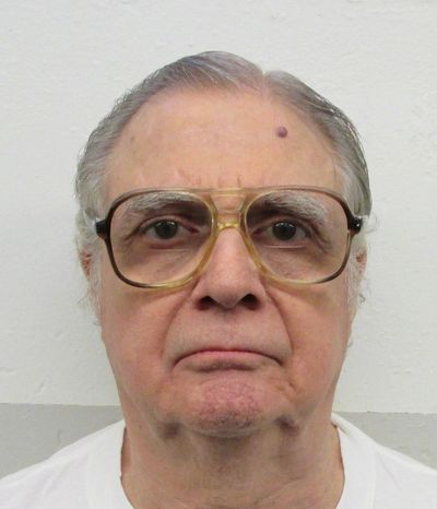 This undated photo released by the Alabama Department of Corrections shows death row inmate Tommy Arthur, who was convicted in the 1982 murder of Troy Wicker. Arthur, nicknamed the Houdini of death row after having seventh executions postponed is facing an eighth date with the death chamber on Thursday, May 25, 2017, and a diminishing chance of winning another reprieve. (Associated Press)