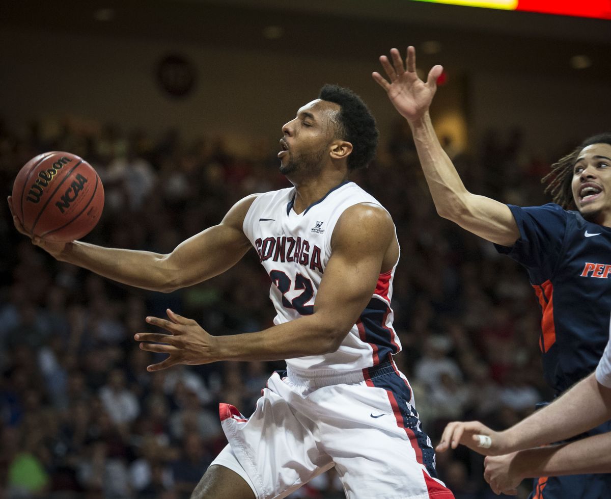 Byron Wesley’s electric play, which generated a season-high 25 points, was instrumental in GU’s 79-61 WCC semifinal win over Pepperdine. (Colin Mulvany)