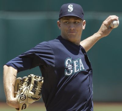 Mike Montgomery’s string of scoreless innings ended at 20 but the rookie still picked up another victory. (Associated Press)