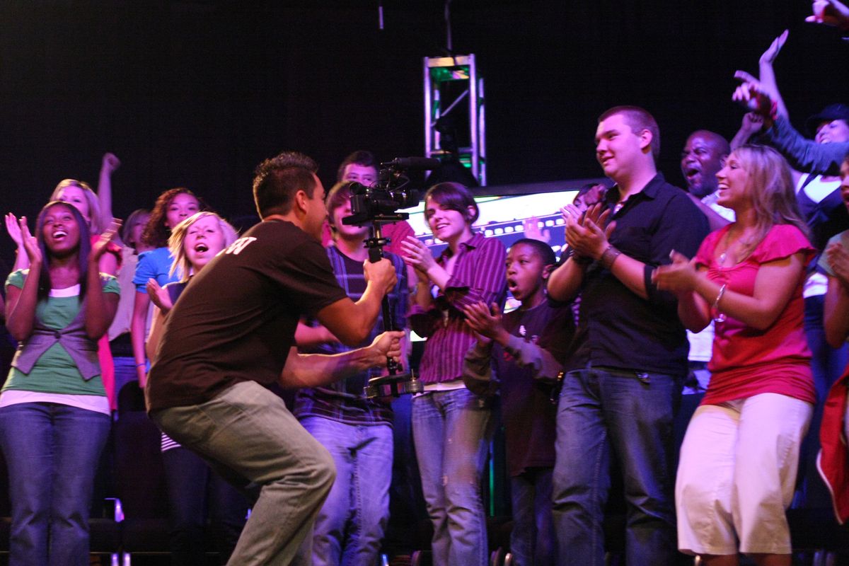 Teens and young adults from around the Inland Northwest fill the Spokane studio for tapings of “Second Take.” (Courtesy Take / The Spokesman-Review)
