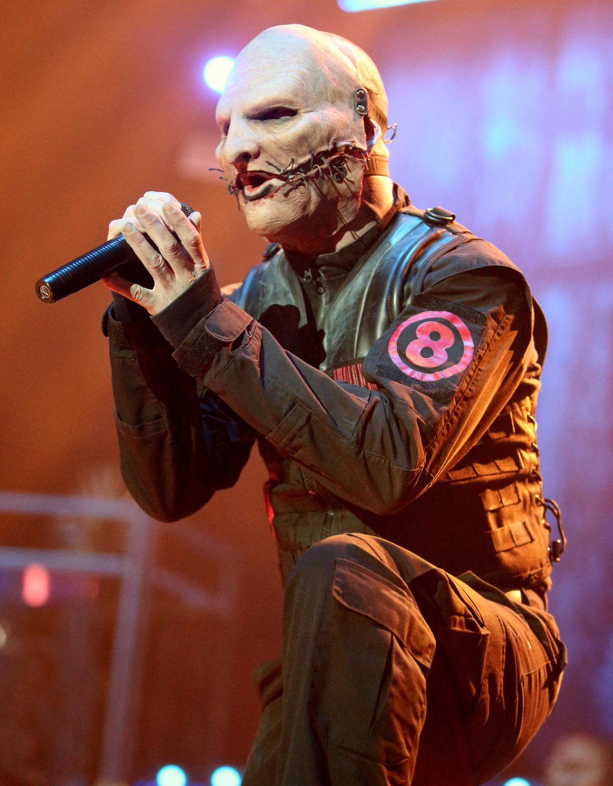 Corey Taylor of the band Slipknot, which performs Tuesday night at the Spokane Arena. (Associated Press)