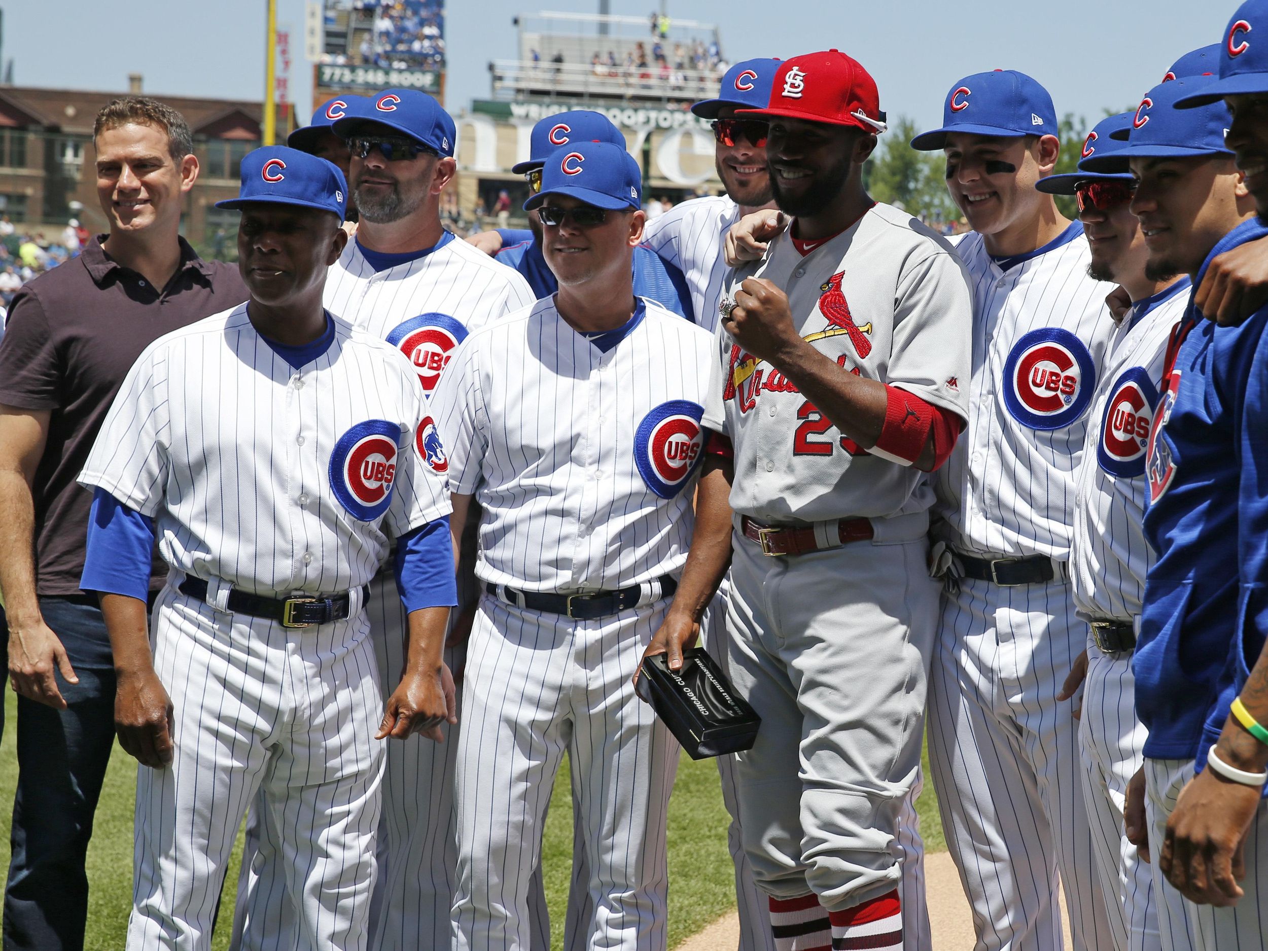 Photos: Cubs receive World Series rings at Wrigley Field - The