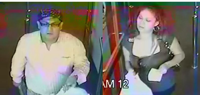 Crime Stoppers is offering a reward for tips that help arrest thieves who used stolen credit cards to buy $18,000 in computer equipment and other items.
The credit cards were stolen from a 64-year-old woman who was shopping at Rosauer's, 9414 N. Division St., then used to buy merchandise that same day. More than $7,000 was spent at the Target store at 13724 E. Sprague Ave.  in Spokane Valley. 
The theft occurred July 29. Spokane County sheriff's detectives haven't not been able to identify the man and woman picture on surveillance cameras using the stolen cards.  (Crime Stoppers)