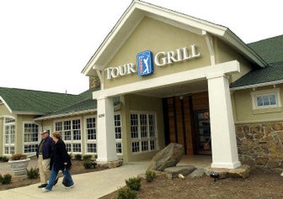 
The low-key PGA Tour Grill is in contrast to more heavily-themed chain restaurants.
 (Associated Press / The Spokesman-Review)