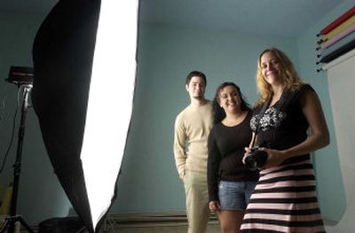 
Douglas Scrabeck, Nikki Duke and Cassandra Lindquist will run Precious Time. 
 (Jesse Tinsley / The Spokesman-Review)