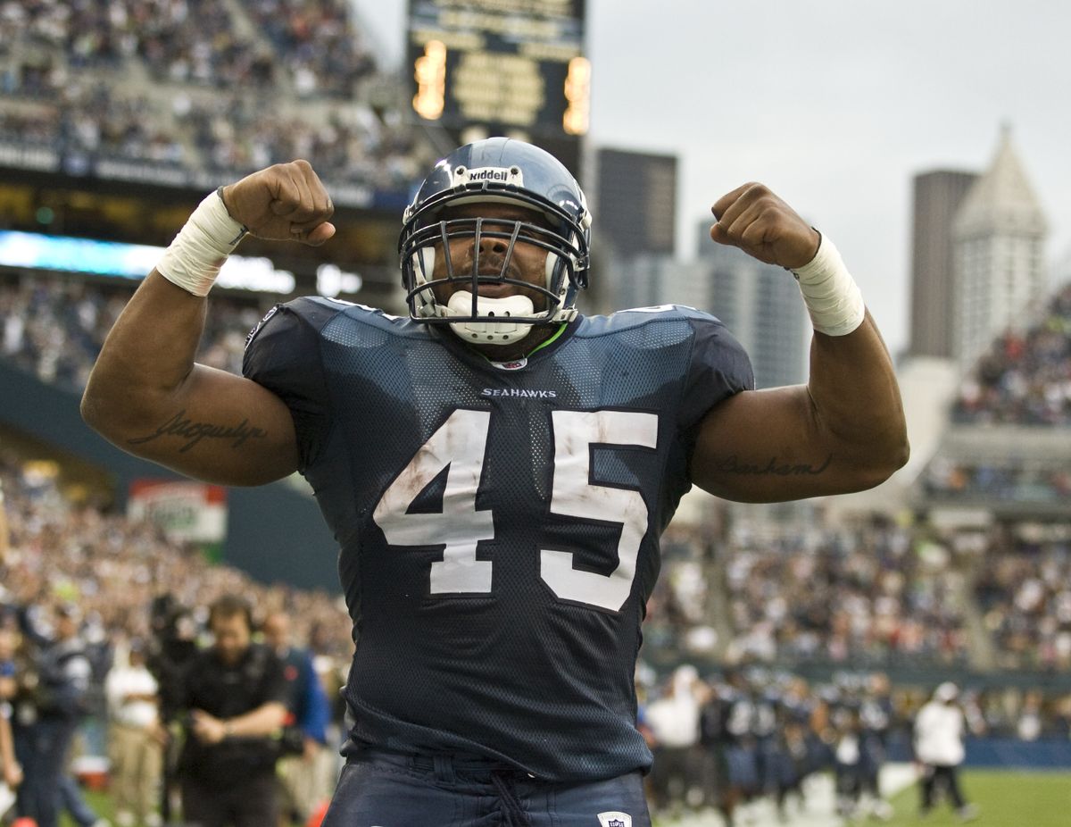 Seattle Seahawks running back Maurice Morris carries the ball