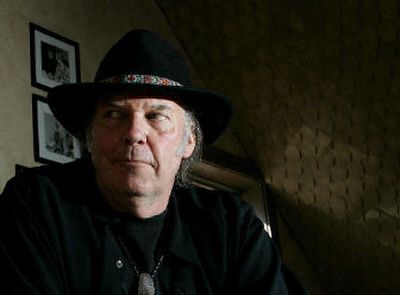 
Neil Young is photographed during the Sundance Film Festival in Park City, Utah, in January.
 (Associated Press / The Spokesman-Review)