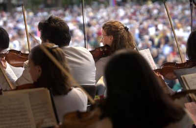 The Spokane Symphony will play everything from classical favorites to movie scores to patriotic tunes in separate concerts at Liberty Lake’s Pavillion Park and Comstock Park on the South Hill.  (File / The Spokesman-Review)