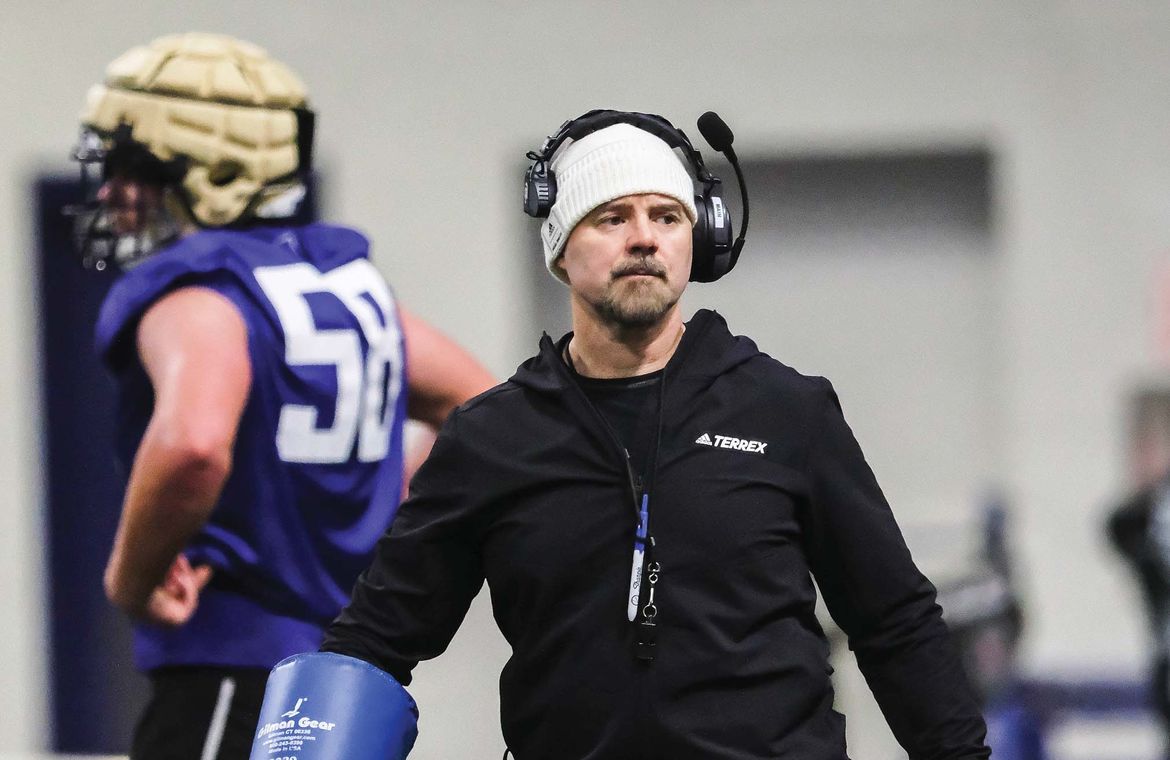 Seahawks’ new OC Ryan Grubb has been busy installing his new offense