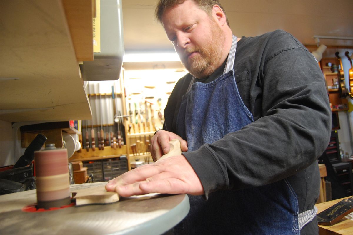 “A truly great instrument needs the human touch, intuition and insight,” Dave Keeley says of guitar-making.