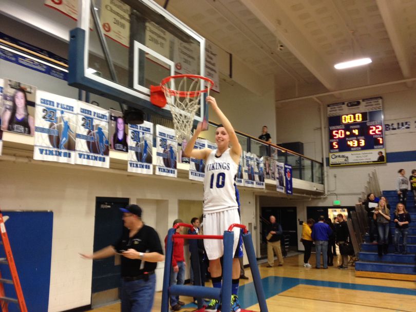 Caelyn Orlandi of Coeur d'Alene girls basketball team