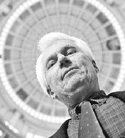
Bryan Fischer, shown in Idaho's Capitol on Feb. 15,  is a conservative lobbyist. 
 (Associated Press / The Spokesman-Review)