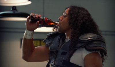 Associated Press photos  Pittsburgh Steelers’ Troy Polamalu is shown in a scene from a Coke Zero television ad scheduled to air Sunday during Super Bowl XLIII. (Associated Press photos / The Spokesman-Review)