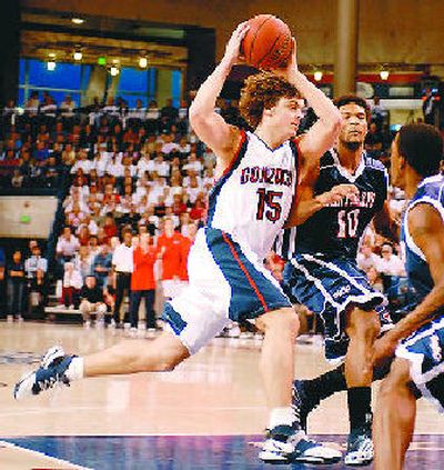 
Matt Bouldin stepped up with 12 points Saturday.  
 (Dan Pelle / The Spokesman-Review)