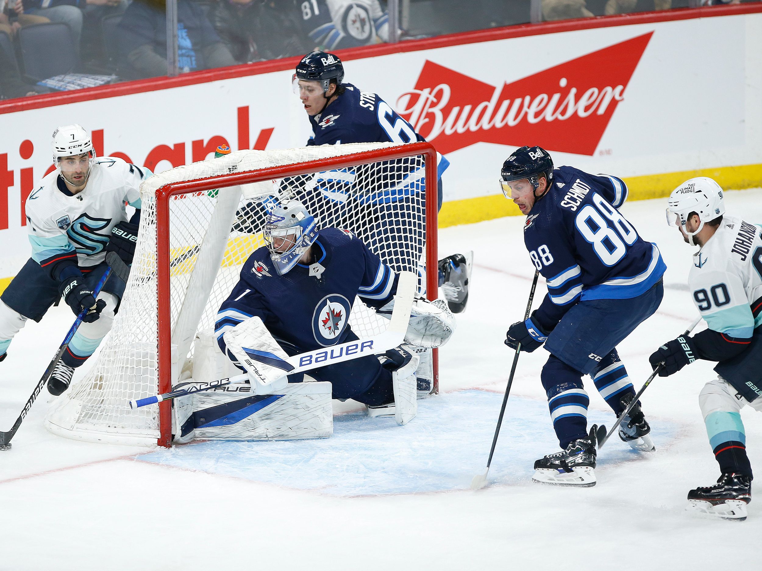 Seattle Kraken beat Winnipeg Jets 3-2