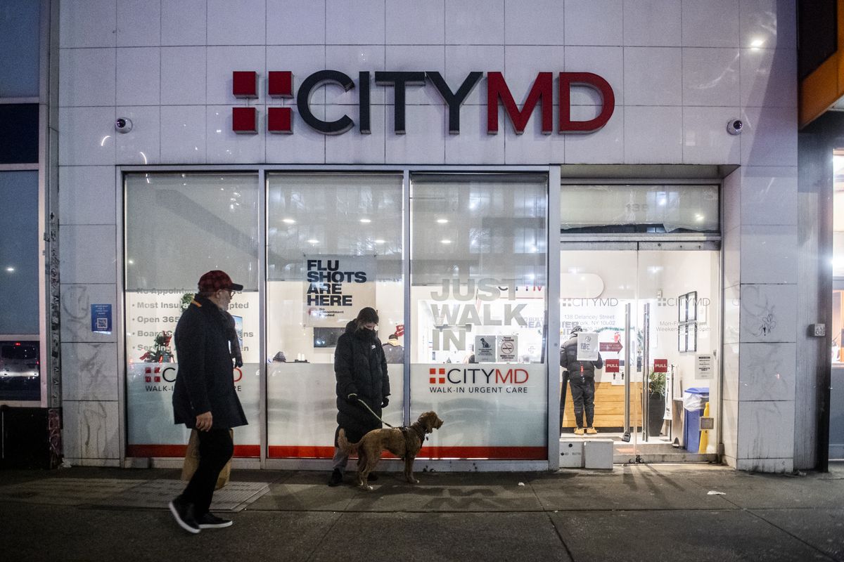 Outside view of a City MD in the Lower East Side on Tuesday, Dec. 21, 2021, in New York.  (Brittainy Newman)