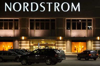 
A vehicle pulls in to a parking spot outside the Nordstrom's department store in Park meadows Mall in the southeast Denver suburb of Lone Tree, Colo. 
 (Associated Press / The Spokesman-Review)