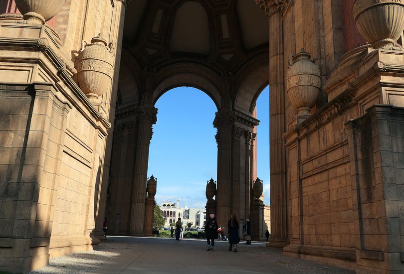 Palace of Fine Arts near the Marina District. (John Nelson)