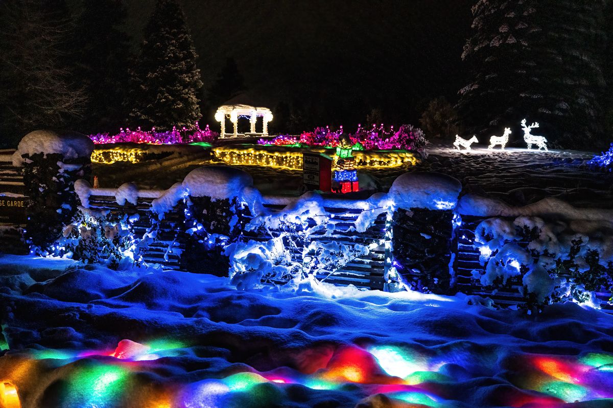 Manito Park holiday lights drivethru display returns for third year