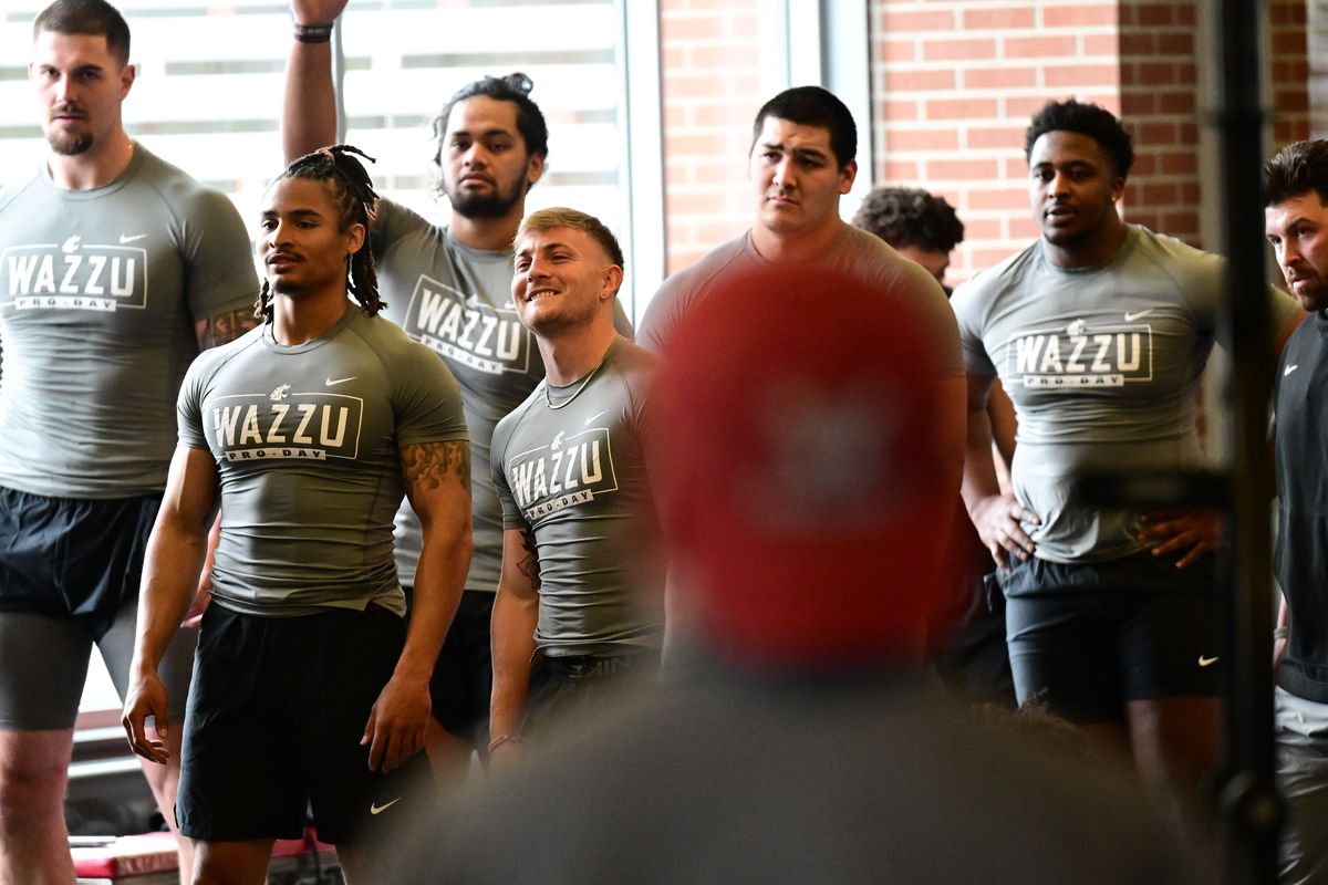 Washington State linebacker Daiyan Henley stands on the field during the  second half of an NCAA college football game against Utah, Thursday, Oct.  27, 2022, in Pullman, Wash. (AP Photo/Young Kwak Stock