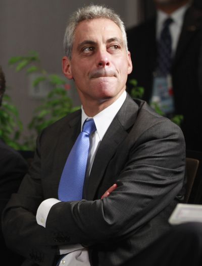 White House Chief of Staff Rahm Emanuel is seen at the G20 summit in Toronto in this June 26, 2010, file photo. (Charles Dharapak / Associated Press)