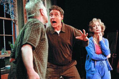
From left, Mike Genovese as Sparky, Chris LeBlanc as Rudy and Ellen Crawford as Fitz appear in Interplayers' latest production, 