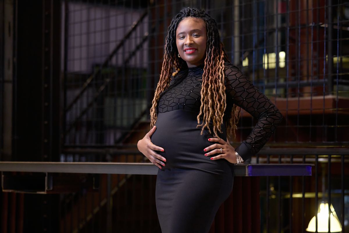 Stephaine Courtney founded the nonprofit Shades of Motherhood Network in 2021.  (Ulysses Curry/Inatai Foundation)