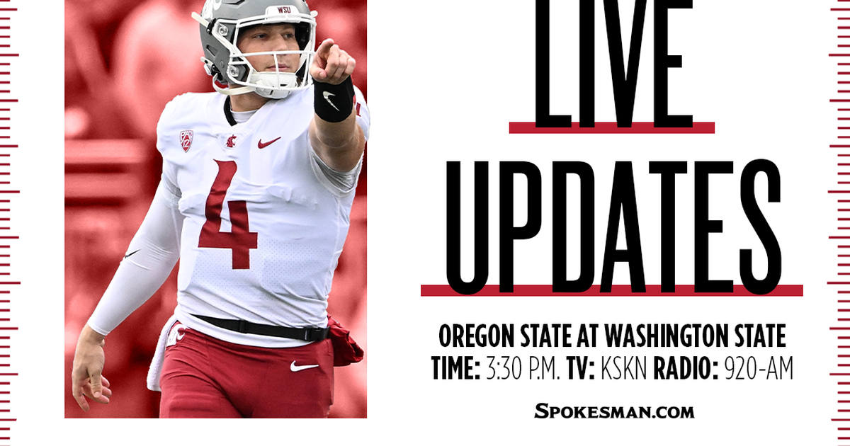 Live updates: Washington State hosts Pac-12 rival Oregon State in rematch