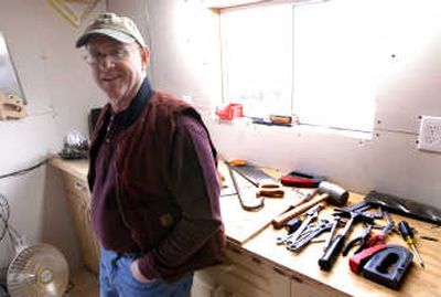 
Retired East Valley school superintendent Les Portner is the go-to-guy for tools in his neighborhood. He always seems to have the exact tool needed for the job, and will either show his neighbors how to use them or even give them a hand. 
 (J. BART RAYNIAK / The Spokesman-Review)
