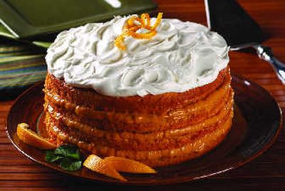 
Pumpkin Torte with Orange Cream Filling
 (Libby's Pumpkin / The Spokesman-Review)