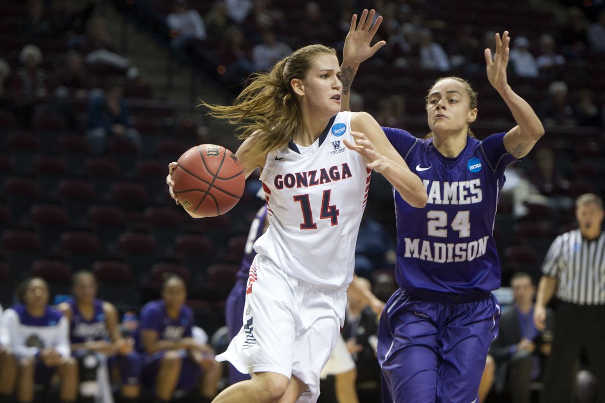 Senior forward Sunny Greinacher, Gonzaga’s leading returning scorer, says she is playing with a sense of urgency in her final year with the Zags. (Tyler Tjomsland)