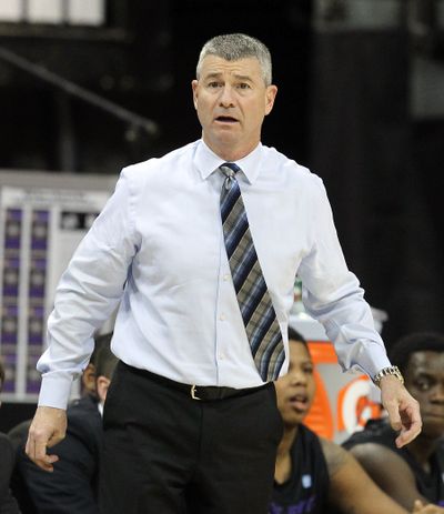 Boise State basketball coach Leon Rice has interviewed for the head coaching position at Washington State. (Isaac Brekken / Fr159466 Ap)