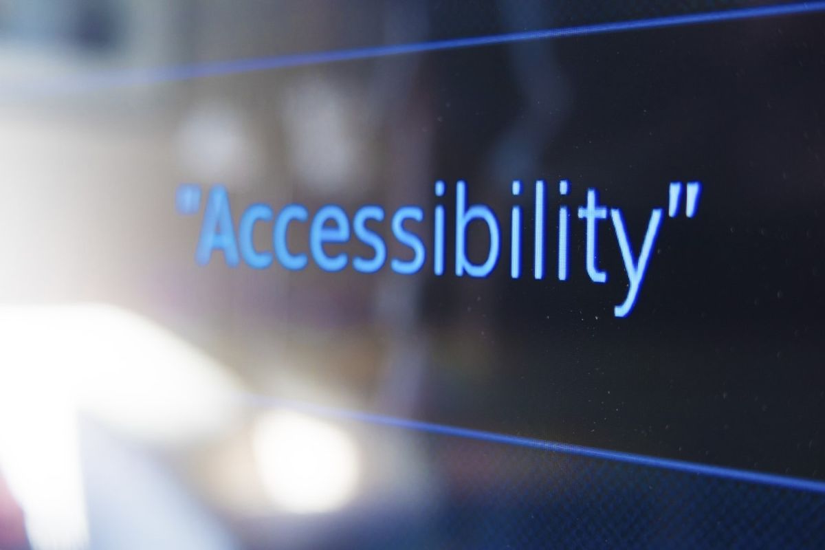 A photo shows a page from the Comcast Accessibility Center of Excellence website.  (Courtesy of xfinity)