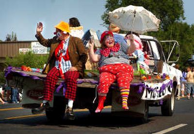 
Giggles the clown, also know as Linda King, greets the crowd during last year's Hillyard Festival parade. The Spokesman-Review photo archive
 (photo archive / The Spokesman-Review)