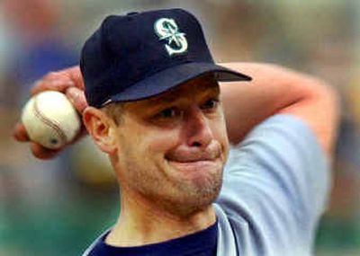 
Jamie Moyer is 5-0 with a 1.59 ERA in his last six starts.
 (Associated Press / The Spokesman-Review)