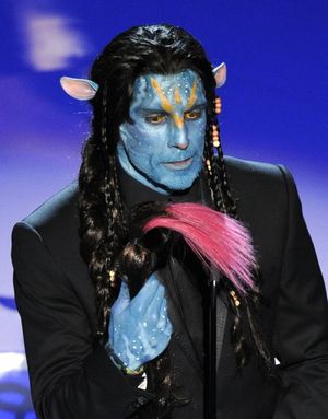 Ben  Stiller presents the  award for best achievement in makeup during the 82nd  Academy  Awards Sunday, March 7, 2010.
 
 (Associated Press)