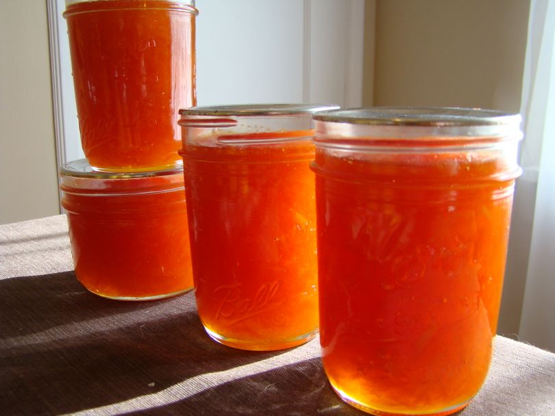 Finished marmalade is tasty and beautiful.  (Maggie Bullock)